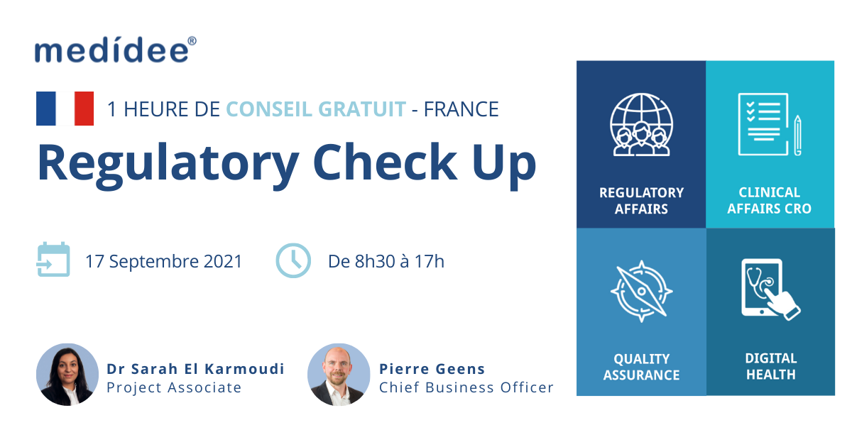 Regulatory Check Up France - 17th September