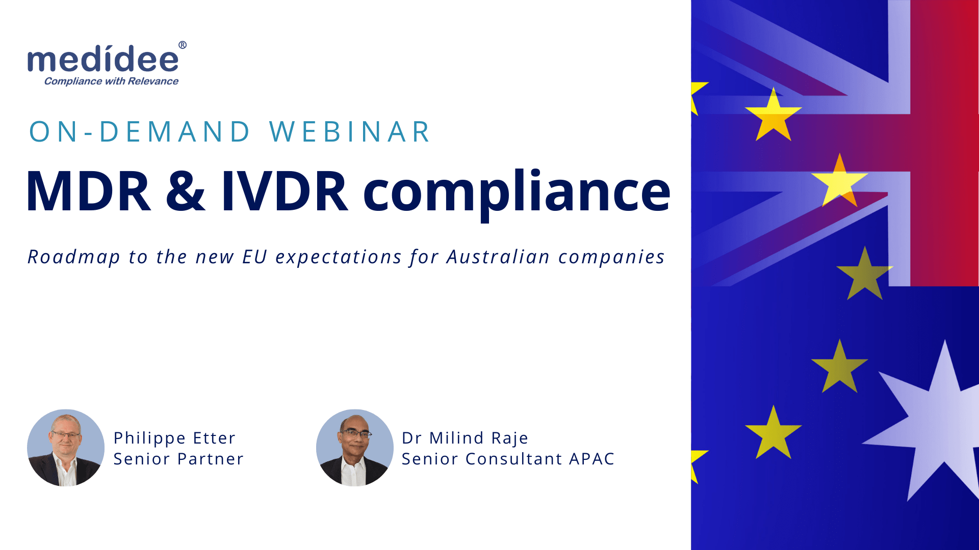 MDR IVDR Compliance Webinar - Australian companies